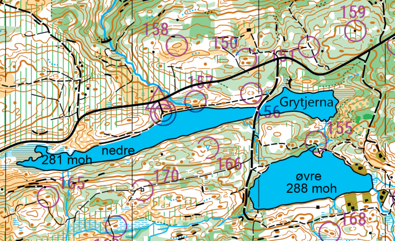 Treningsløp fra Grytjerna på Sirikjerkeveien 18-20. august